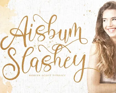 Aisbum Slashey font