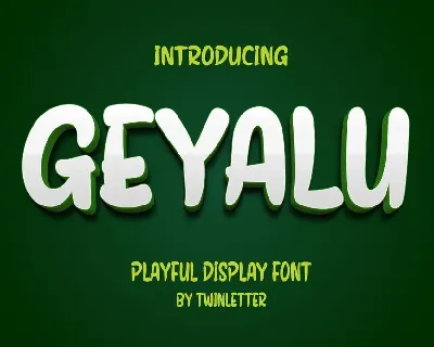 Geyalu font