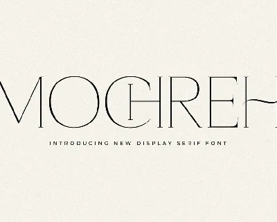 Mochreh font