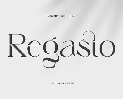 Regasto font