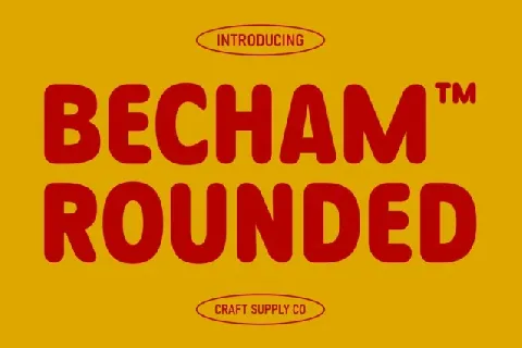 Becham Rounded font