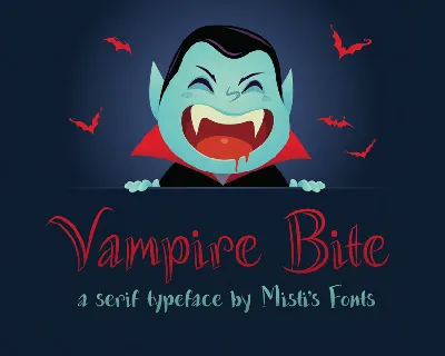 Vampire Bite font