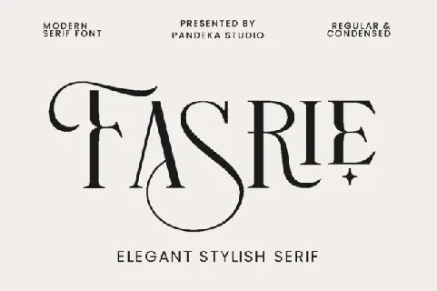 Fasrie font