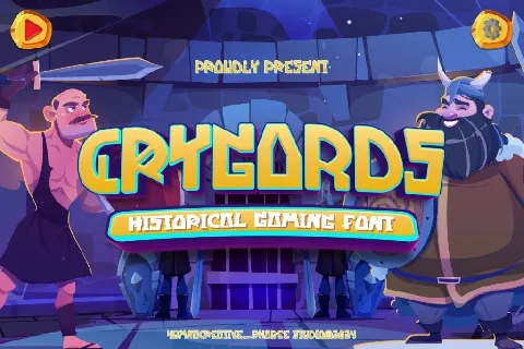 Crygords font