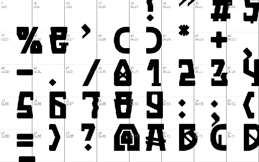 Crygords font