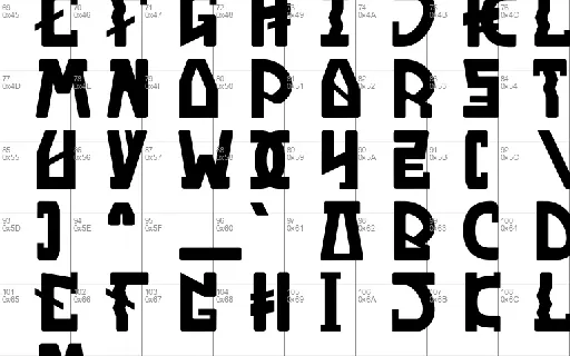 Crygords font