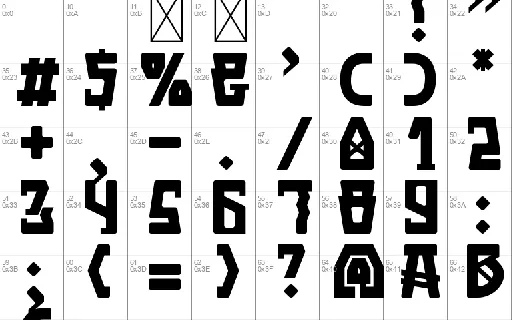 Crygords font