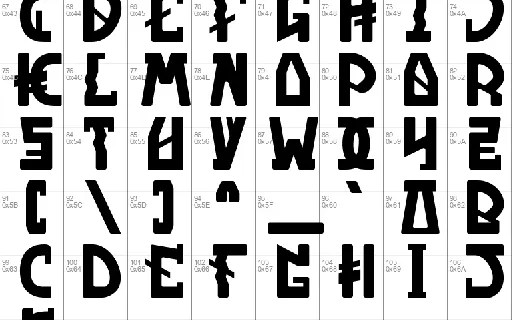 Crygords font