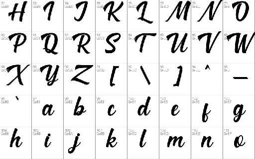 Kintagina font