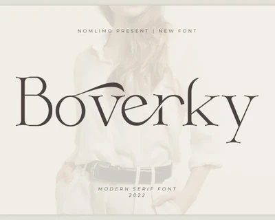 Boverky font