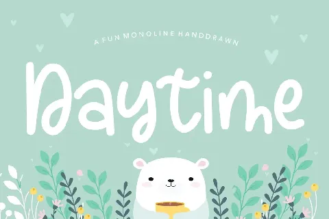 Daytime font