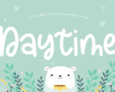 Daytime font