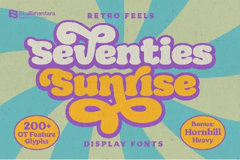 Seventies Sunrise Trial font