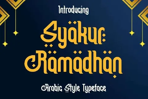 Syakur Ramadhan font