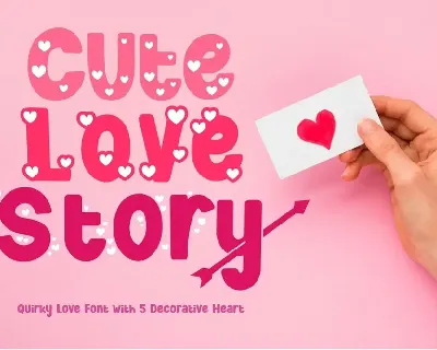 Cute Love Story font