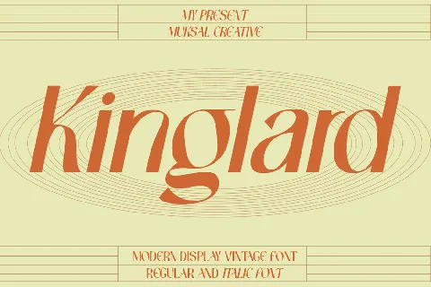 Kinglard font