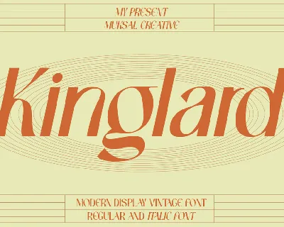 Kinglard font