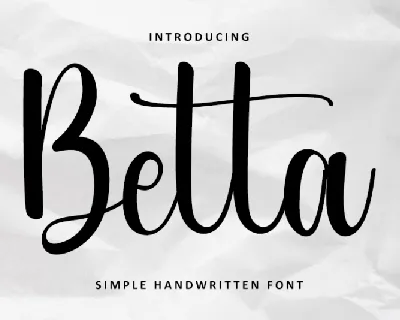 Betta font