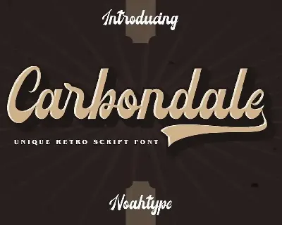 Carbondale font