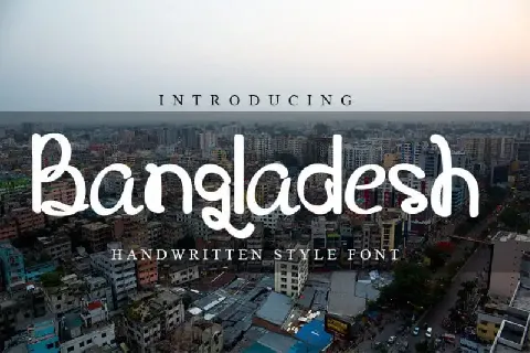 Bangladesh Script font