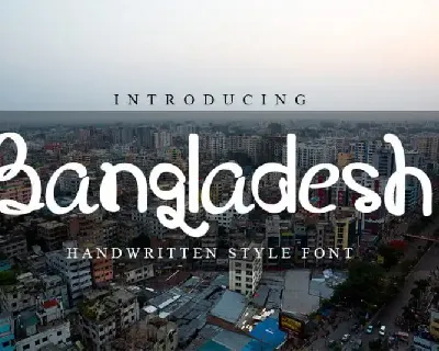 Bangladesh Script font