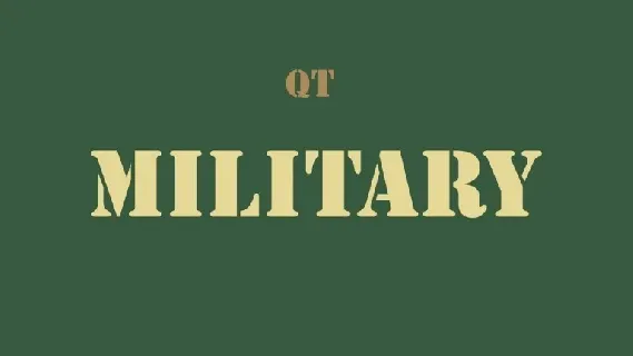 Military Serif font