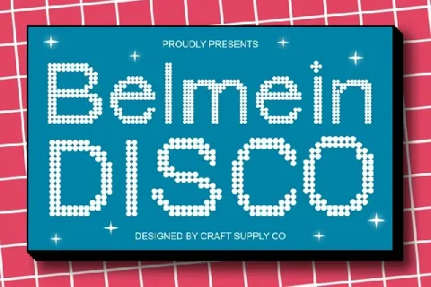 Belmein Disco font