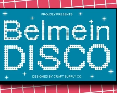 Belmein Disco font