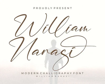William Narasi font