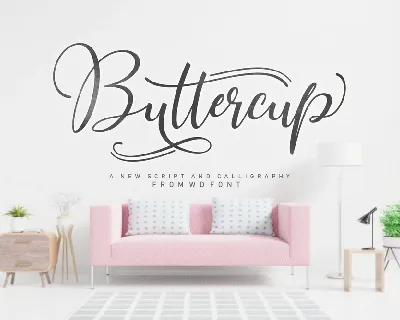 Buttercup Script Free font