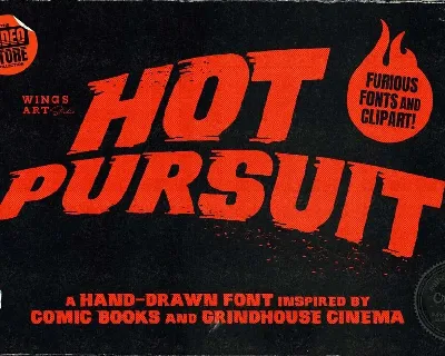 Hot Pursuit font