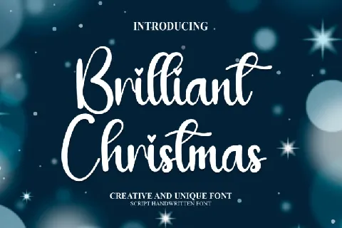 Brilliant Christmas font