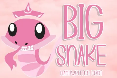 BIG SNAKE Display font