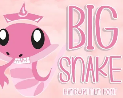 BIG SNAKE Display font