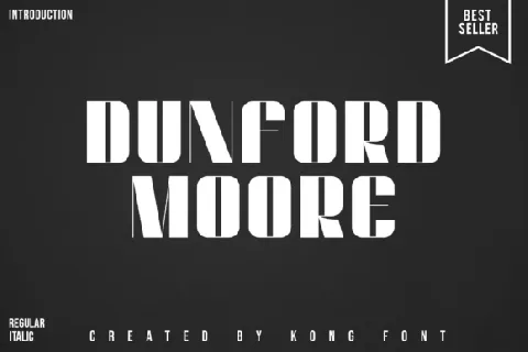 Dunford Moore Display font