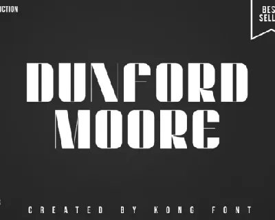 Dunford Moore Display font