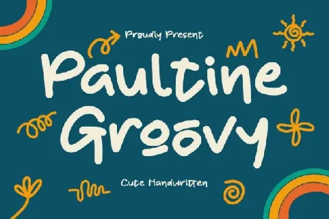 Paultine Groovy font