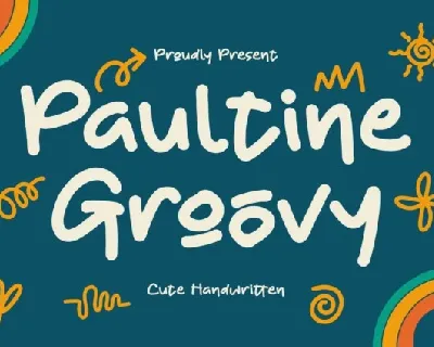 Paultine Groovy font