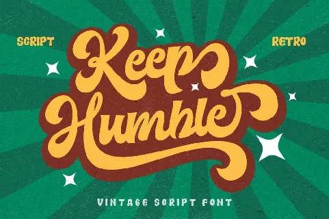 Keep Humble font