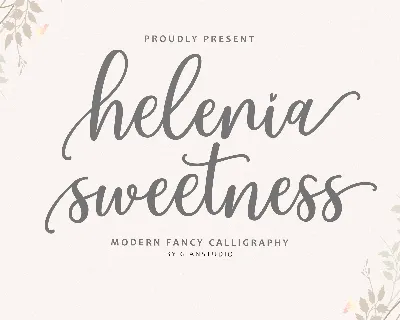 Helenia Sweetness font