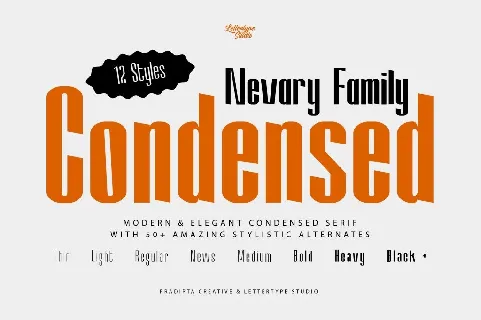 Nevary DEMO font