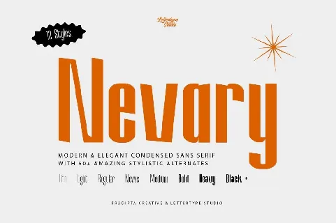 Nevary DEMO font