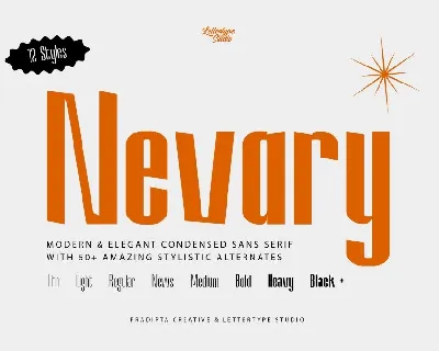 Nevary DEMO font