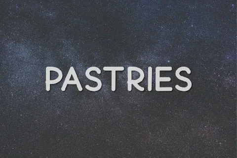 Pastries font