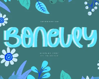 Bonelly font