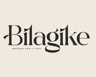 Bilagike font