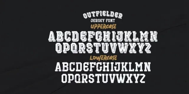 Outfielder font