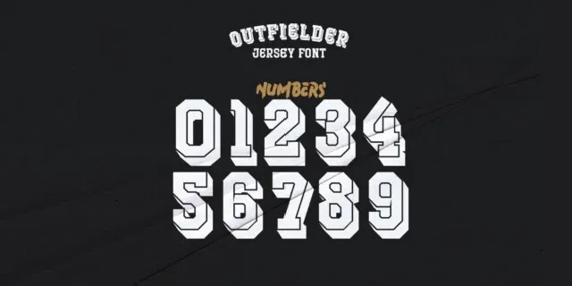 Outfielder font