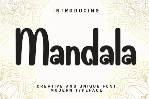 Mandala Script font