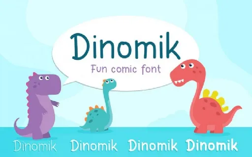 Dinomik Semibold font